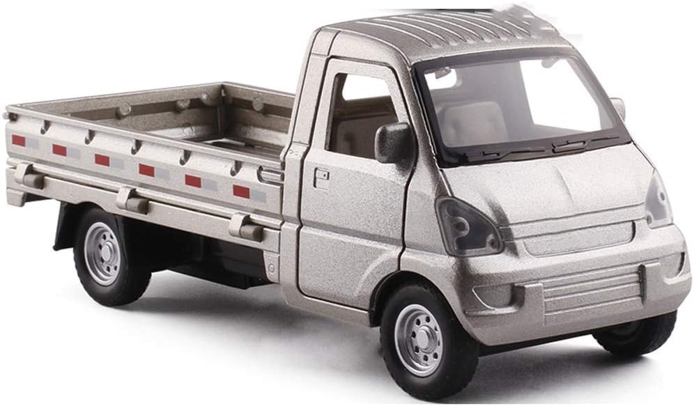 Vehículos de tracción trasera Modelo de camión de aleación en 2 colores Sonido y luz opcionales Camión ligero de tracción de juguete Camión de reparto resistente a choques de metal Niño Coche de jugu