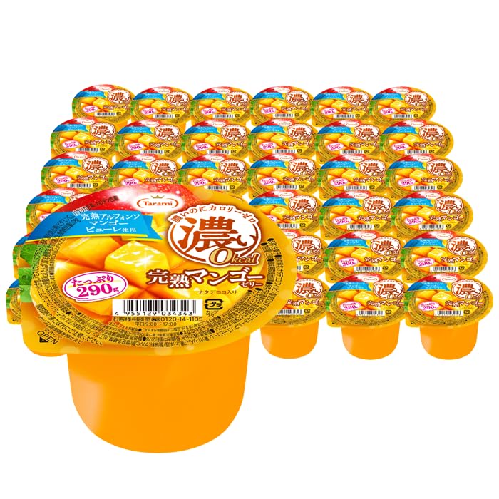 Amazon.co.jp: たらみ たっぷり290g 濃い 0kcal ゼリー 36個セット 