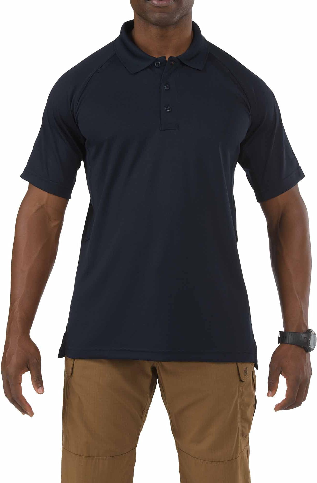 Tactical Men's Performance Short Sleeve Polo, 100% Polyester, Moisture Wicking, Style 71049