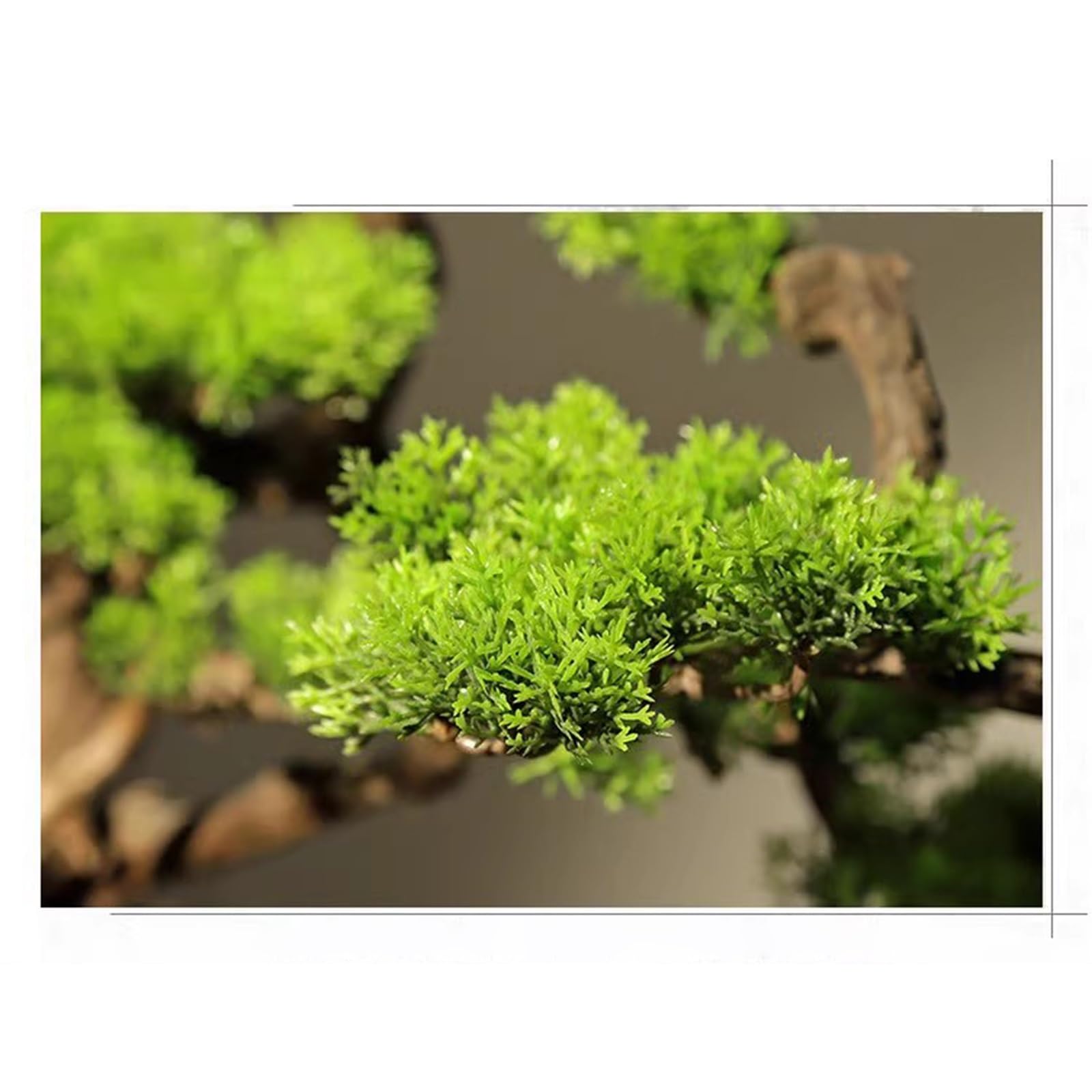 Artificielle Bonsaï Bonsaï Artificiel accueillant des Plantes Vertes de Paysage de pin, décorations d'arbre de pin for la Maison Plante Artificielles(B)