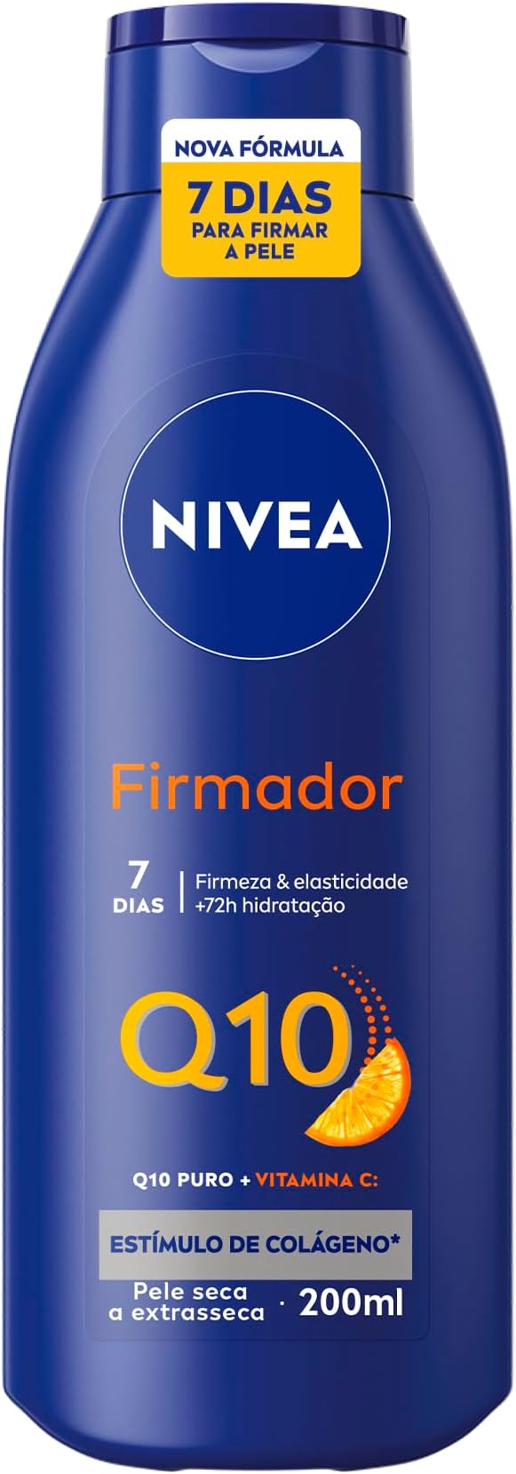 Frete Grátis NIVEA Loção Hidratante Firmador Q10 + Vitamina C 400ml, Hidratação Intensa 48h, Pele Firme e Elasticidade,