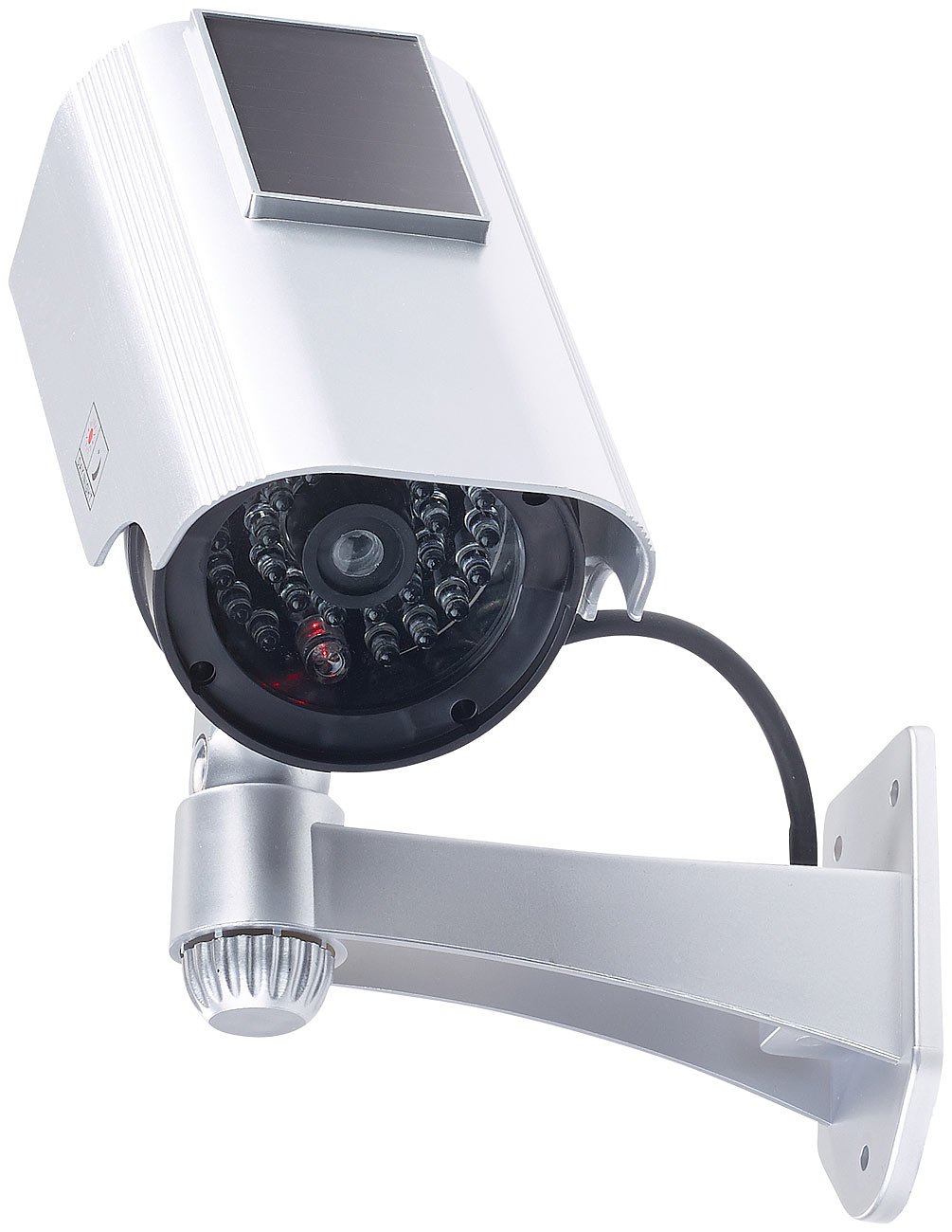 VisorTech 2 caméras de Surveillance solaires factices avec Signal LED
