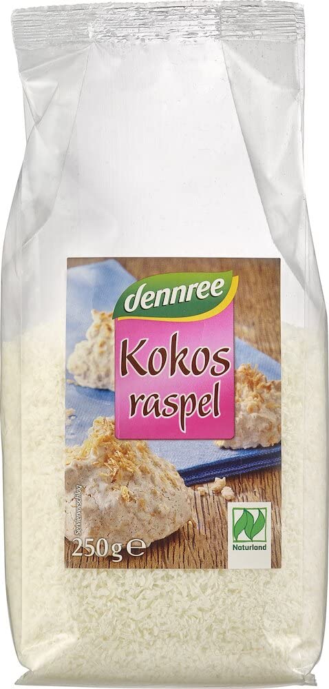dennree Bio Kokosraspel (6 x 250 gr)F