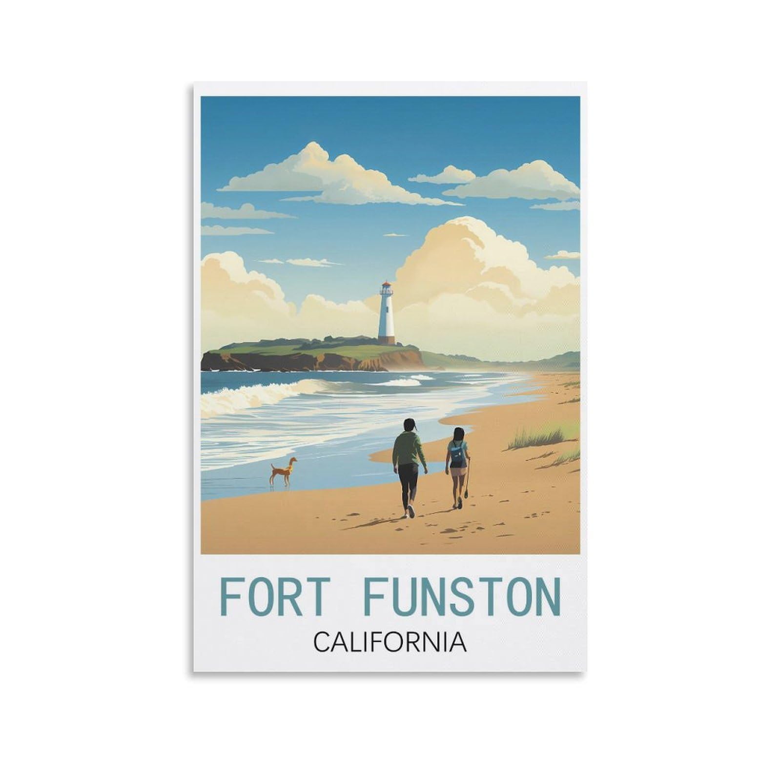 Casse-tête pour Adultes 2000 Fort Funston, Californie, Puzzles pour Jeux d’activités familiales Difficiles Casse-tête DIY pour la décoration 70x100 cm