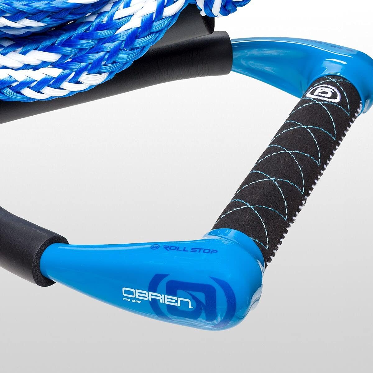 O'Brien Pro Surf Rope – 10” EVA Handle, 25’ Braided Line, Knotted Grips for Wake Surfing – Durable & Comfortable Wakesurf Rope