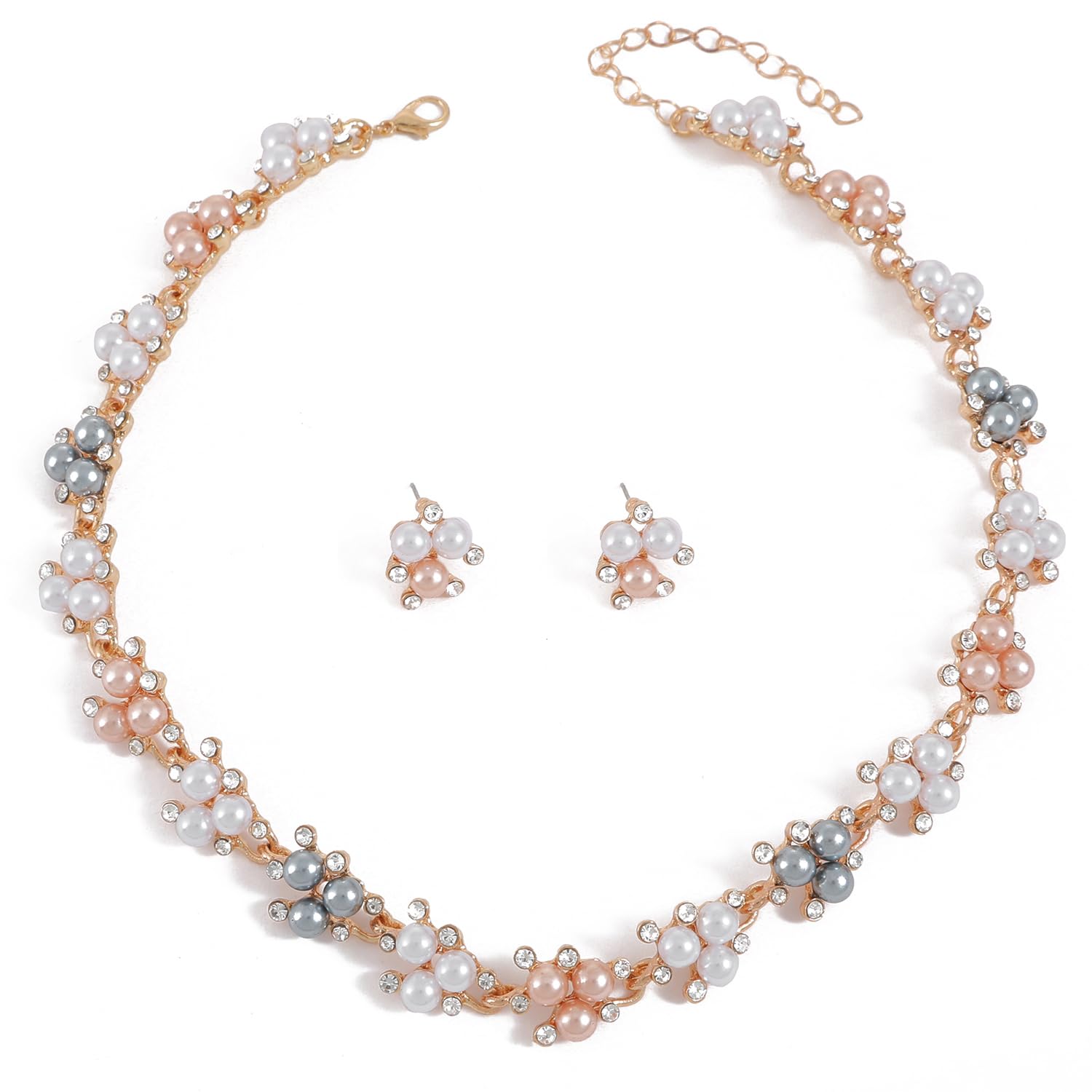 Shining Diva Fashion Latest Stylish Design Fancy Wedding Pearl Necklace Jewellery Set for Women (16121s) (B0DF2CWK9T) Amazon Price History, Amazon Price Tracker
