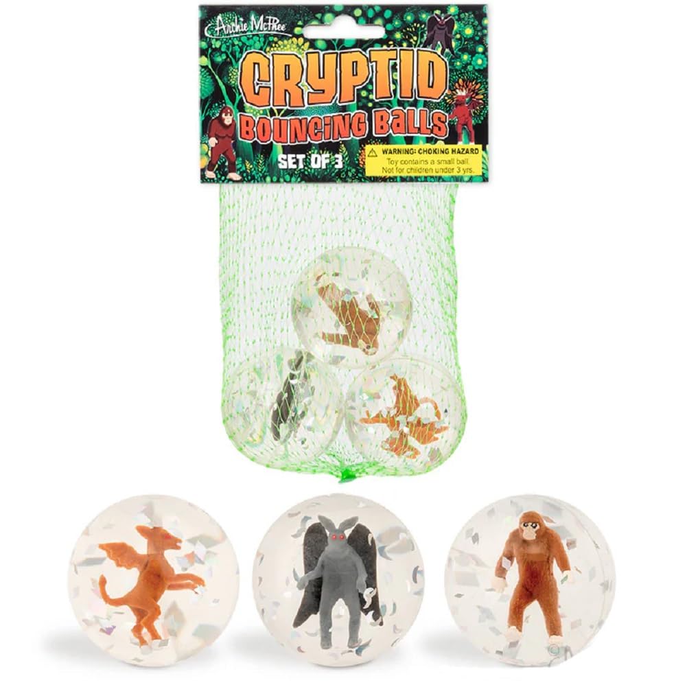 Amazon.com: Archie McPhee Cryptid Rubber/Vinyl Bouncing Balls