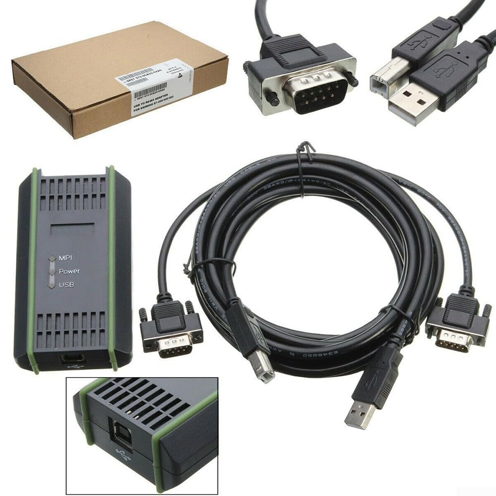 USBMPI USBPPI - Cable de comunicación PLC para Siemens 6ES79720CB200XA0 S7 200 300 400
