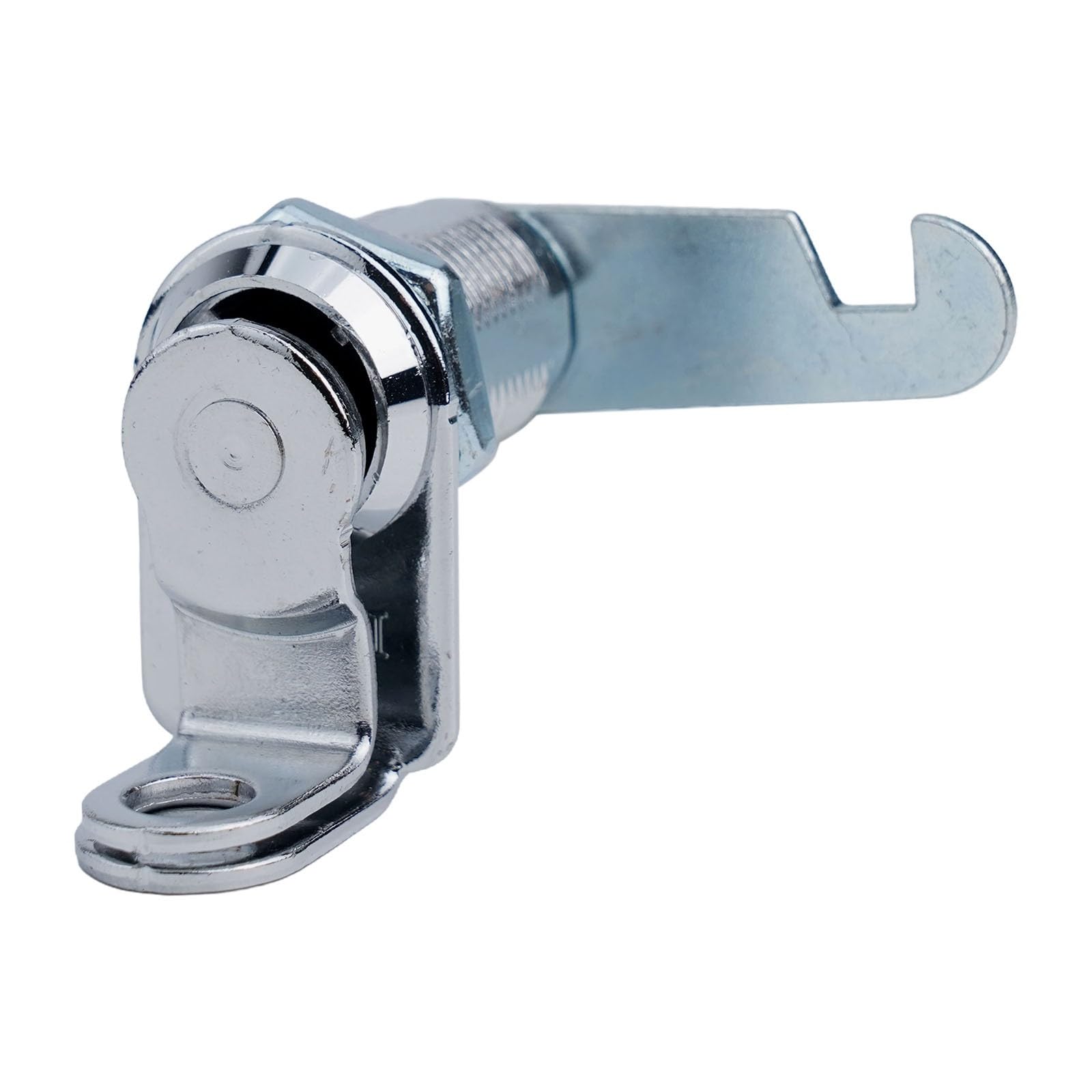 Cabinet Lock, Padlockable Turn Tongue Zinc Alloy for Storage Drawer 20mm 25mm Silver