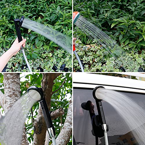 Acetek Portable Shower Camping Shower, Camp Shower Pump Outdoor Portable Shower Rechargeable Battery Powered Handheld Shower Head With Hose For Camping, Hiking, Pet Cleaning, Car Washing, Watering #TOP3