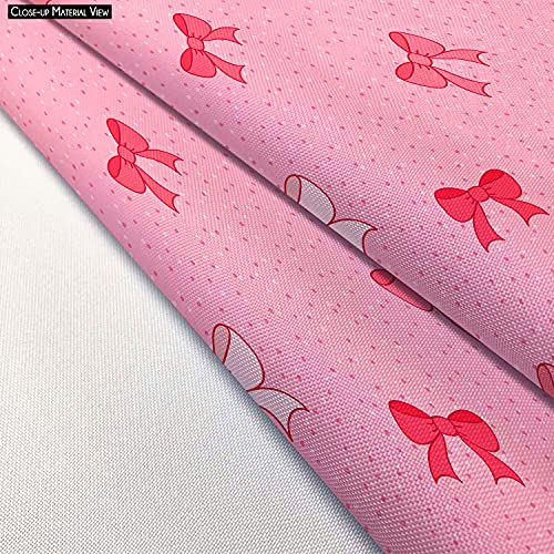 Image of ArtzFolio Pink Bows | Reusable Sack Bag | Bag for Gym, Storage, Vegetable & Travel