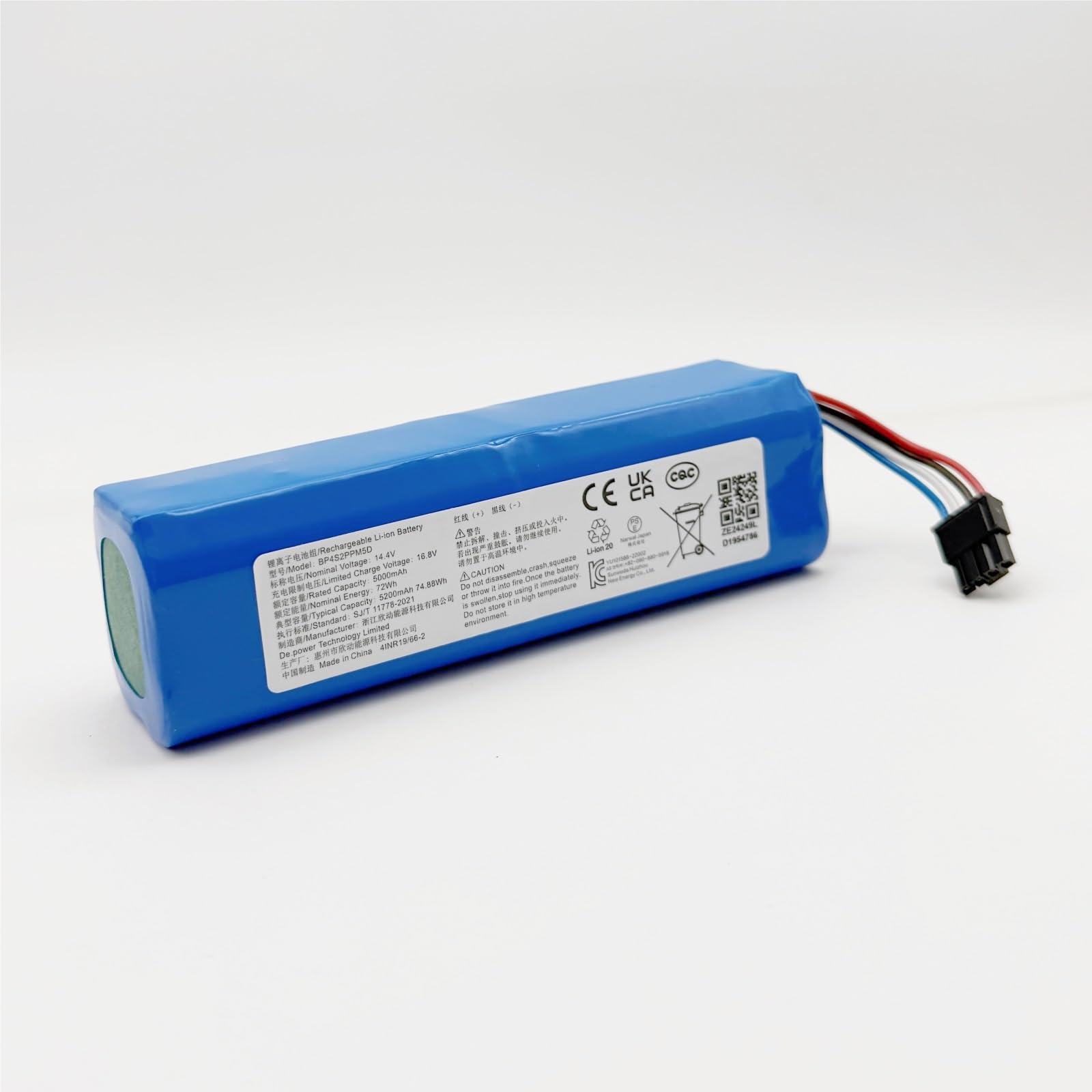 Batteria Ricaricabile Agli Ioni Di Litio Da 14,4 V/14,8 V 5200 MAh