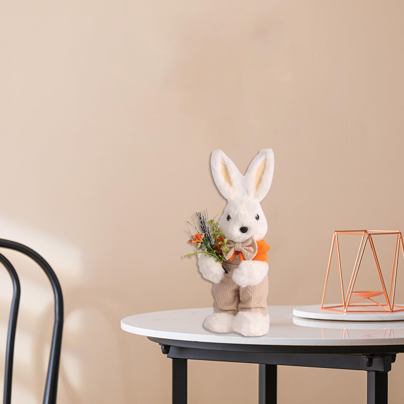 2 figuras de conejo de Pascua, decoración de primavera de conejito de Pascua, estilo vintage, rústica, conejos, estatua de conejo, decoración del hogar, centro de mesa, repisas decorativas (blanco 2 figuras de conejo de Pascua, decoración de primavera de conejito de Pascua, estilo vintage, rústica, conejos, estatua de conejo, decoración del hogar, centro de mesa, repisas decorativas (blanco