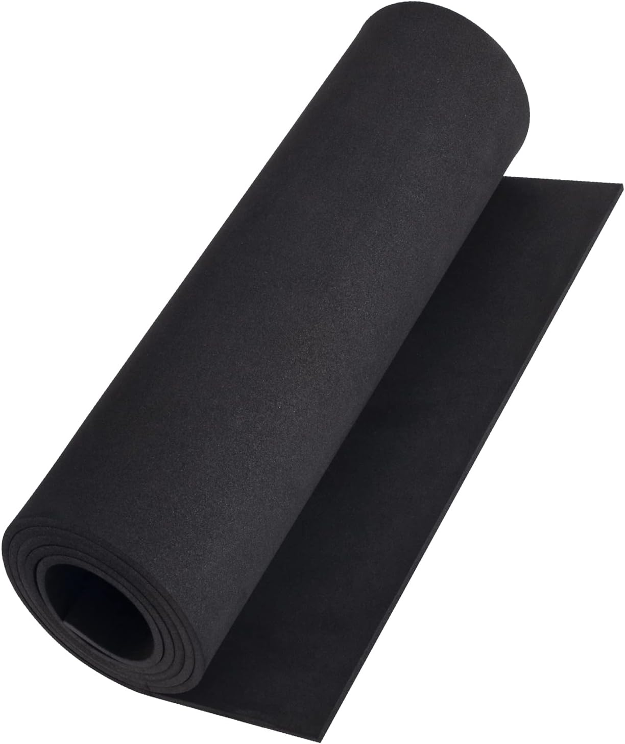 Black eva Foam roll, (1mm to 20mm) Premium Cosplay EVA Foam Sheet,2mm Thick,49"x13.5",High Density 86kg/m3 for Cosplay Costume, Crafts, DIY Projects by MEARCOOH