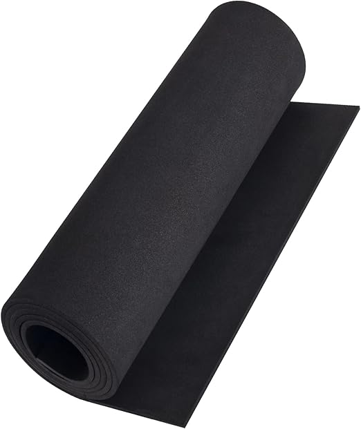 MEARCOOH Black eva Foam roll, (1mm to 10mm) Premium Cosplay EVA Foam
