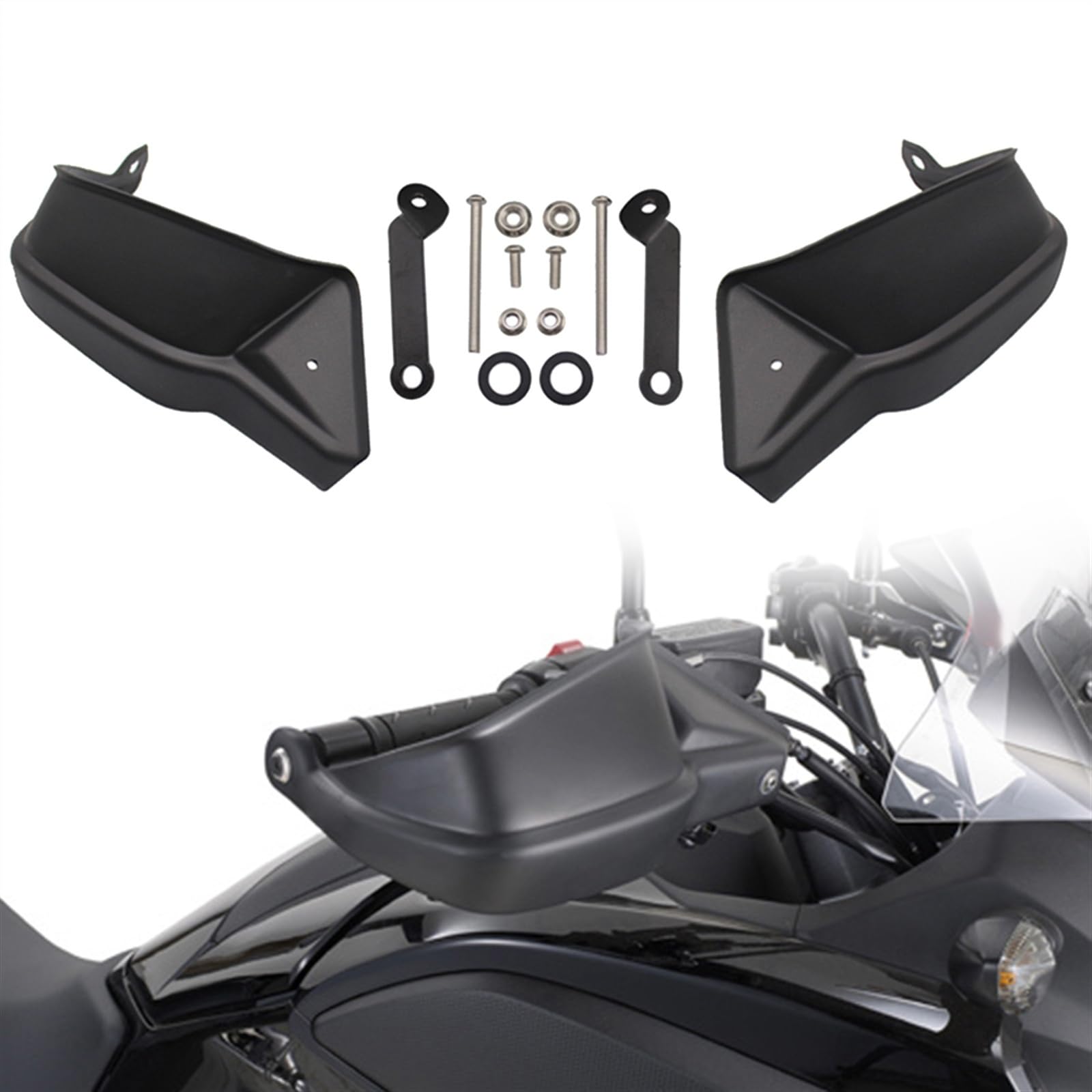 Protège-mains moto CBF 600 N rouler au sec avec un déflecteur efficace