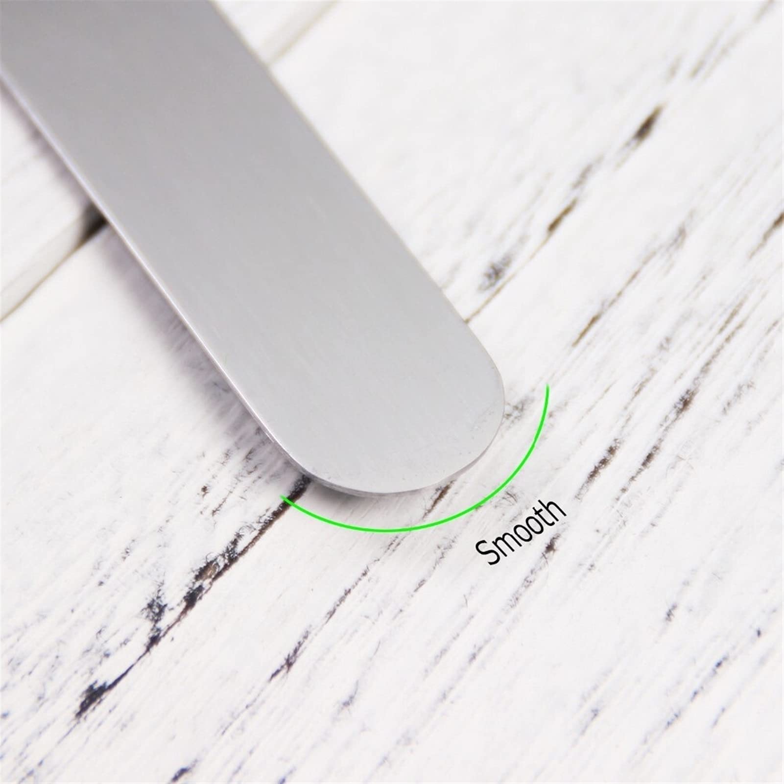 Teigschaber 3-teiliger abgewinkelter Spatel mit PP Griff Mehrzweck-Spatel-Kuchen-Deko-Küchenspatel zum Kochen, Backen und Mischen Spatel (Color : Green)