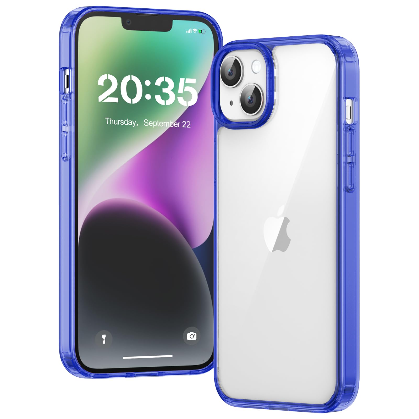 Clear Case for iPhone 15, Ultra Thin, Shockproof TPU Cover, Anti-Yellowing, Crystal Clear, Phone Case for Apple iPhone 15 - Clear — view 82