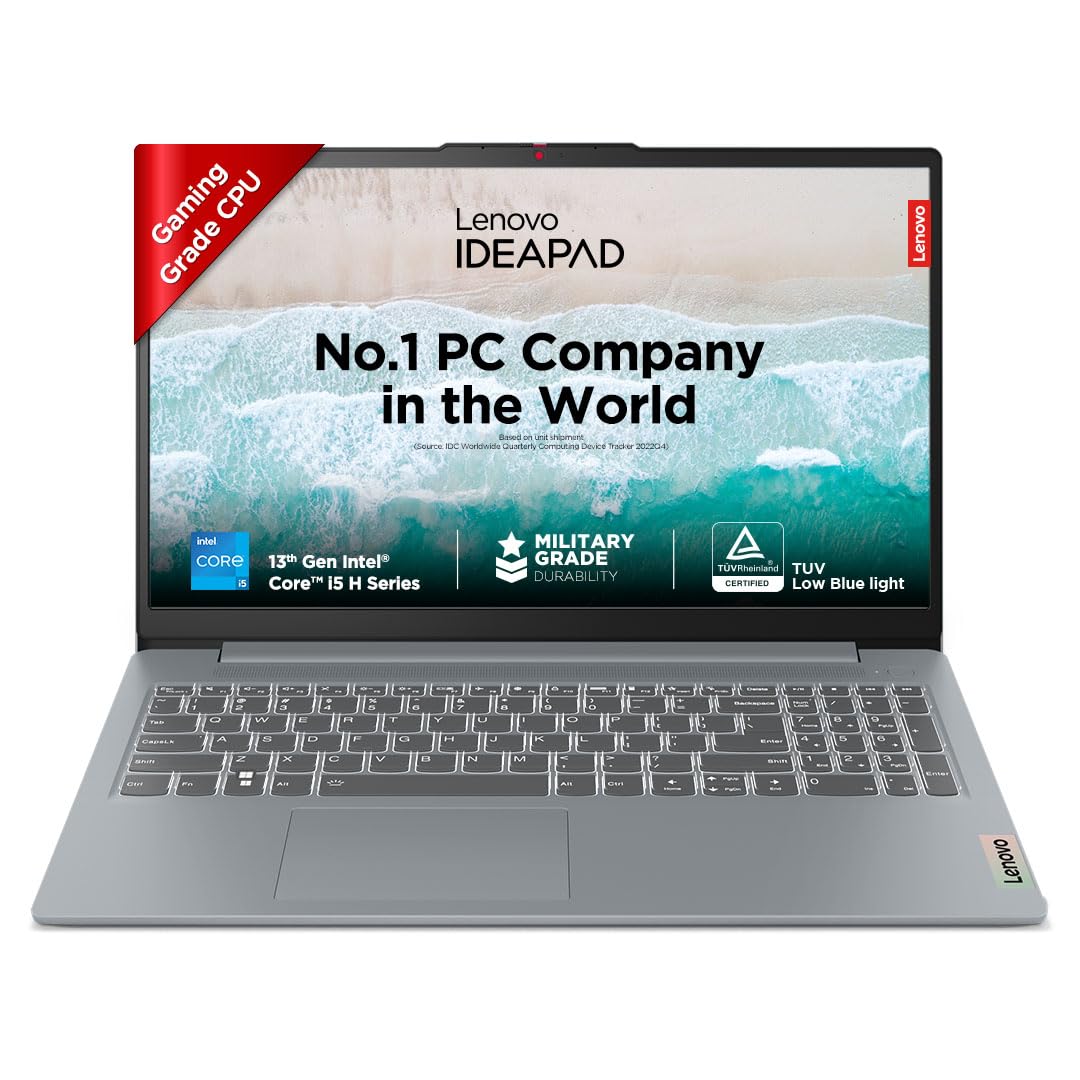 Lenovo IdeaPad Slim 3 Intel Core i5-13420H 15.6" (39.6cm) FHD IPS 300 Nits Thin & Light Laptop (16GB/512GB SSD/Win 11/Office 2021/Backlit KB/1Yr ADP Free/3 Month Game Pass/Grey/1.62Kg), 83EM0023IN (B0CWRQP49Y) Amazon Price History, Amazon Price Tracker