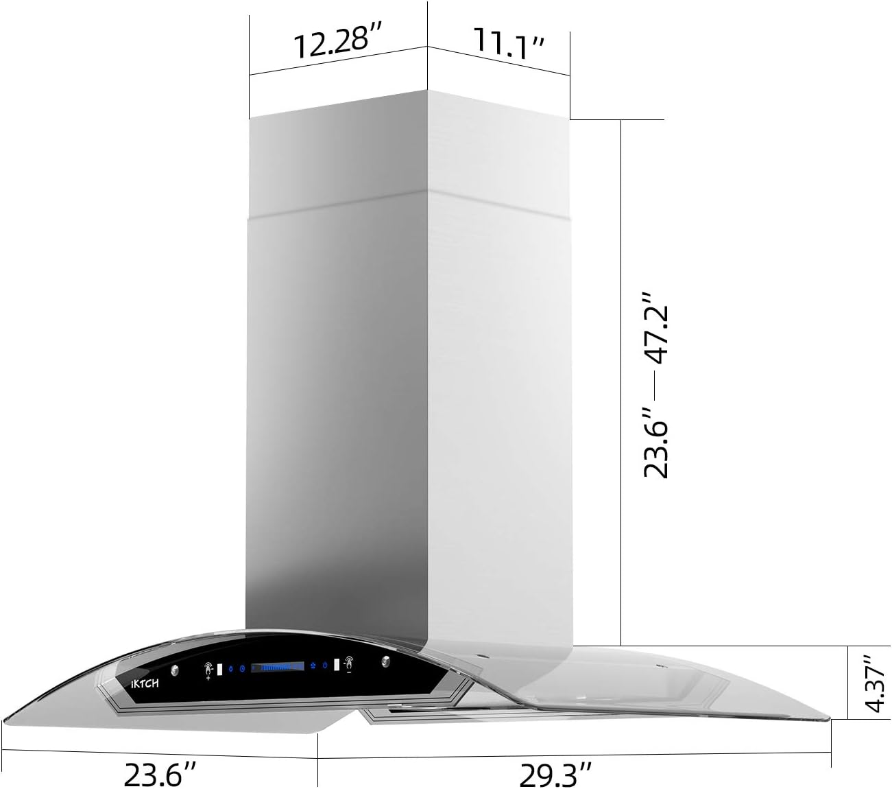 Amаzоn Crаzу 🔥 Dеаlѕ IKTCH 30 inches Island Mount Range Hood, 900 CFM Stainless Steel Kitchen Chimney Vent with Gesture Sensing & Touch Control Switch Panel, 4 Pcs Adjustable Lights, 2 Pcs Baffle Filter IKIS01-30 Onе-Dау Sаlе: Uр tо 50% оƒƒ IKTCH 30 inches Island Mount Range Hood, 900 CFM Stainless Steel Kitchen Chimney Vent with Gesture Sensing & Touch Control Switch Panel, 4 Pcs Adjustable Lights, 2 Pcs Baffle Filter IKIS01-30