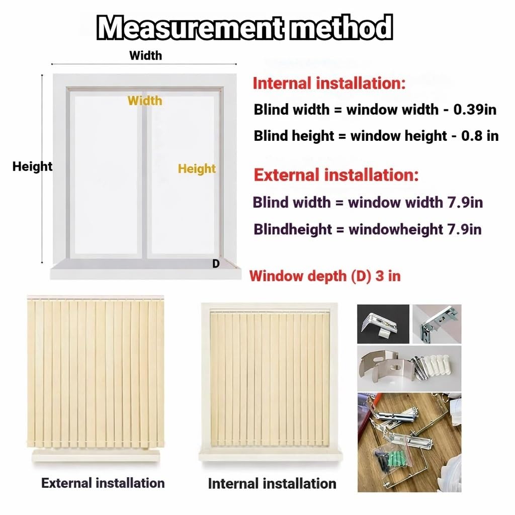 Store Californien Rideau Coulissant, Stores Verticaux Anti-UV Protection Vie Privée Beige 80 90 100 120 140 150cm Rideaux en Tissu à Lamelles pour Portes Coulissantes en Verre, Hôtel(W80xH150cm)