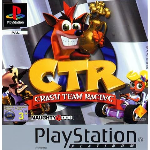Sony Ctr:Crash Team Racing-(Pl) para Psone en inglés Cover