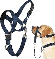 Vista 8 de BARKLESS Collar de cabeza sin tirones para entrenamiento y caminar de perros, hecho fácil, suave, ajustable, arnés halter con enlace de seguridad