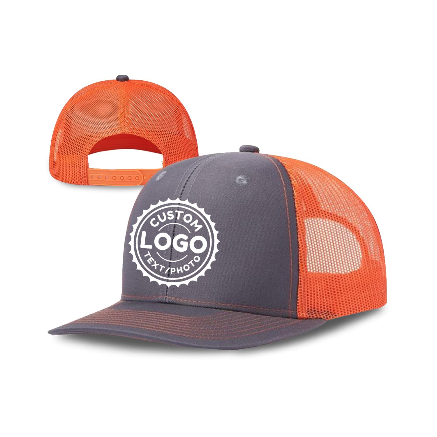 Bulk Custom Hat Design Personalized Hat for Man Woman Custom Trucker Hat with Logo Text Photo