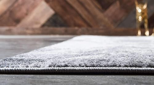 Miniatura 2 de Sofia, tapete clásico de diseño abstracto., Polipropileno, Gris oscuro