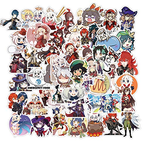 50pcs Game Stickers Anime Teen Stickers Laptop Suitcase Skateboard Bicycle Luggage Waterproof Stickers Cover