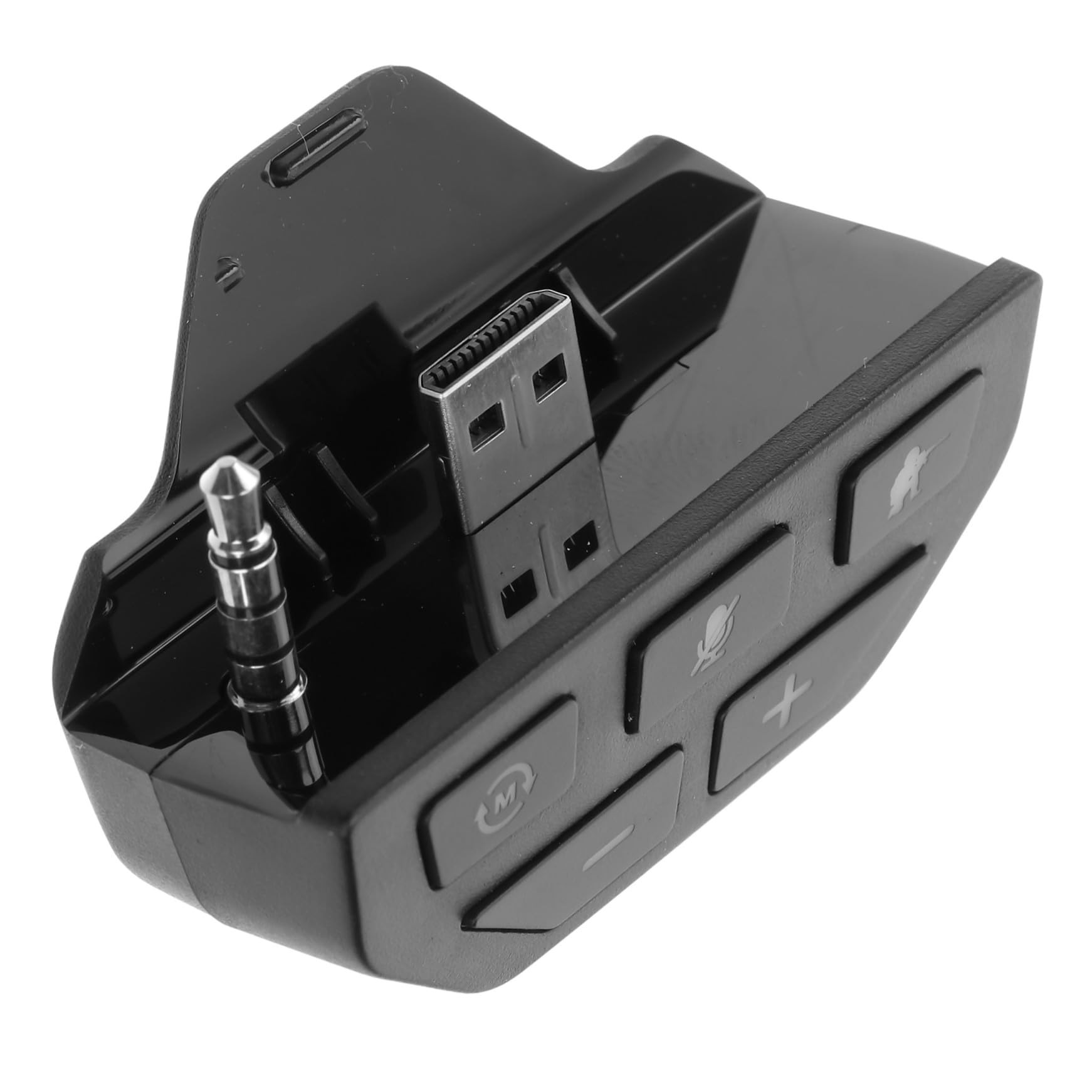 1 Adaptador De Auriculares Estéreo para Auriculares De Material Abs Diseño Liviano Portátil para Juegos Color Aleatorio