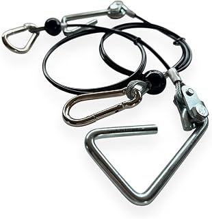 43" Cables w/Hook Assembly (2 x Cables) - Replacement for Most Bowflex Gyms - (Pair)