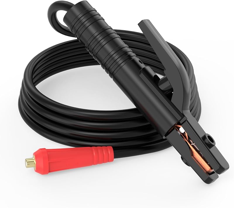 Portaelectrodos de soldadura, conector 10-25 para | Conector 10-25, compatibilidad con soldadoras flux-135pro, MIG-140ds pro y ywm-160