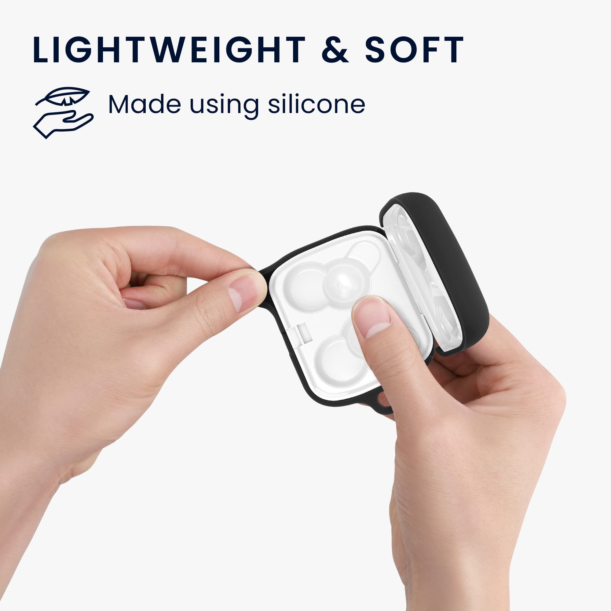 Kwnobile Schutzhülle Für Sony LinkBuds S – Durchsichtige TPU-Silikonhülle, Rutschfest & Langlebig