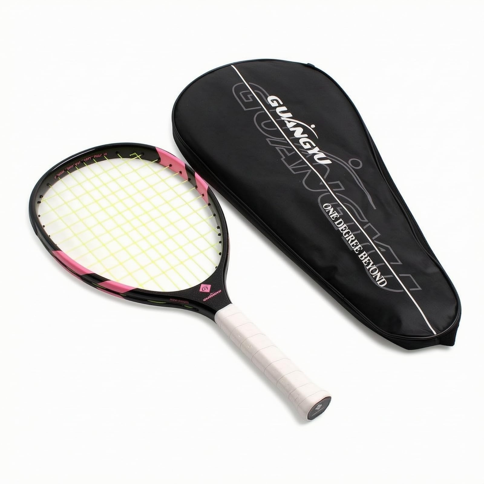 Raqueta Carbono Ajustable, Negro Oscuro