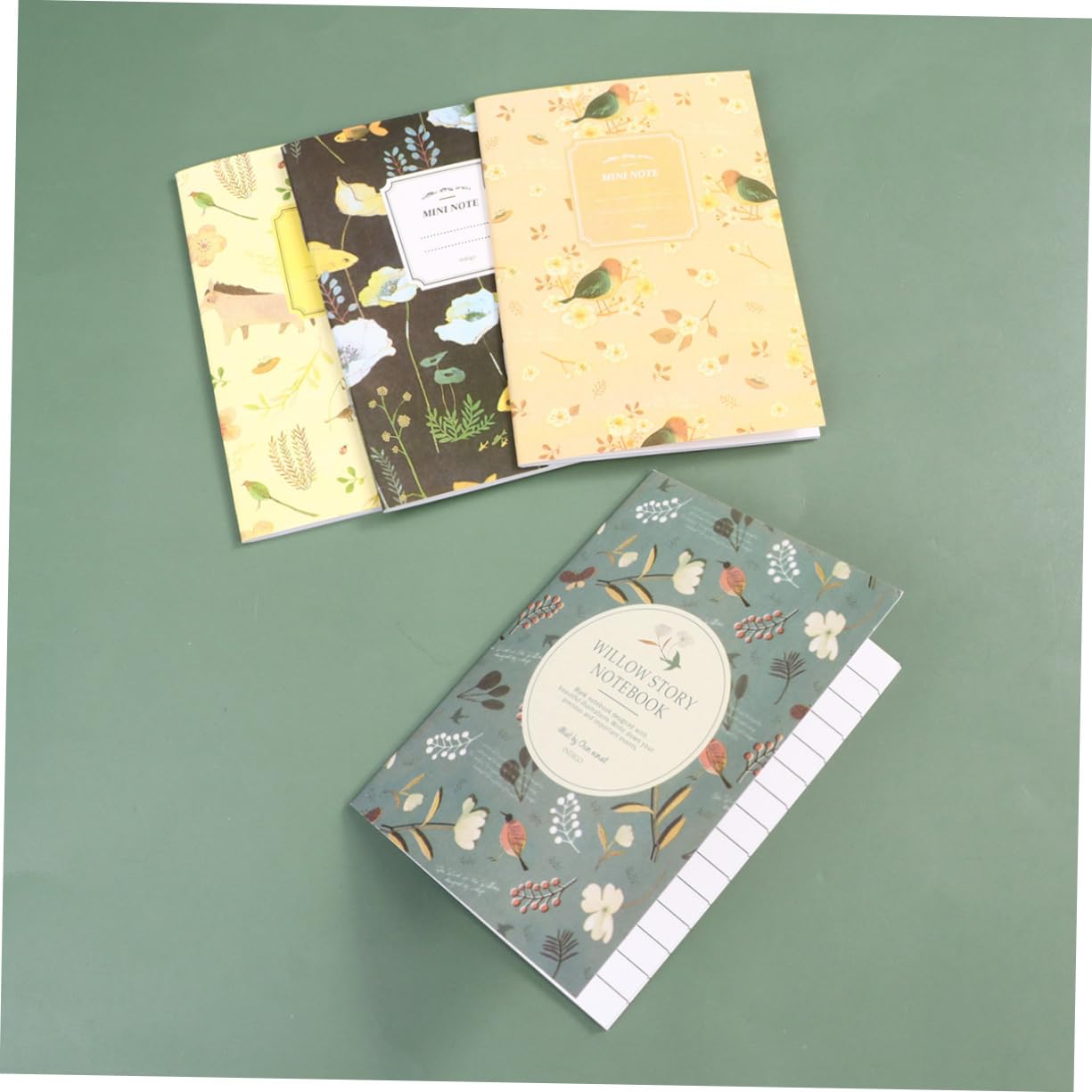 Artibetter 2 Ensembles Mini Cahier Nature Carnet De Notes Pratique Pour École Et Bureau Petit Format À Emporter Design Et Utilisation Confortable 50 Pièces * 2