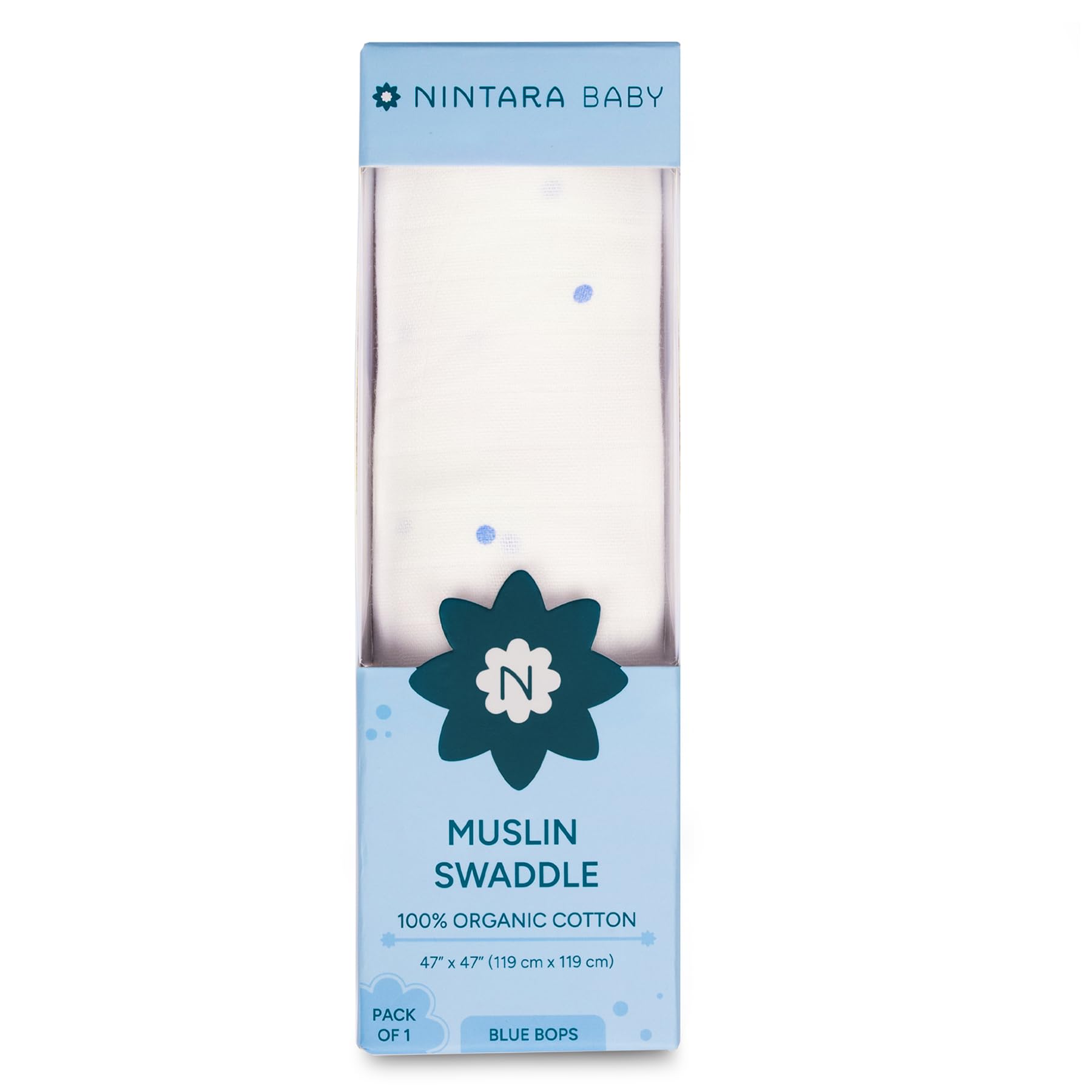 Organic Cotton Swaddle - Extra Large for Baby -20 Organic Cotton Swaddle - Extra Large for Baby -20