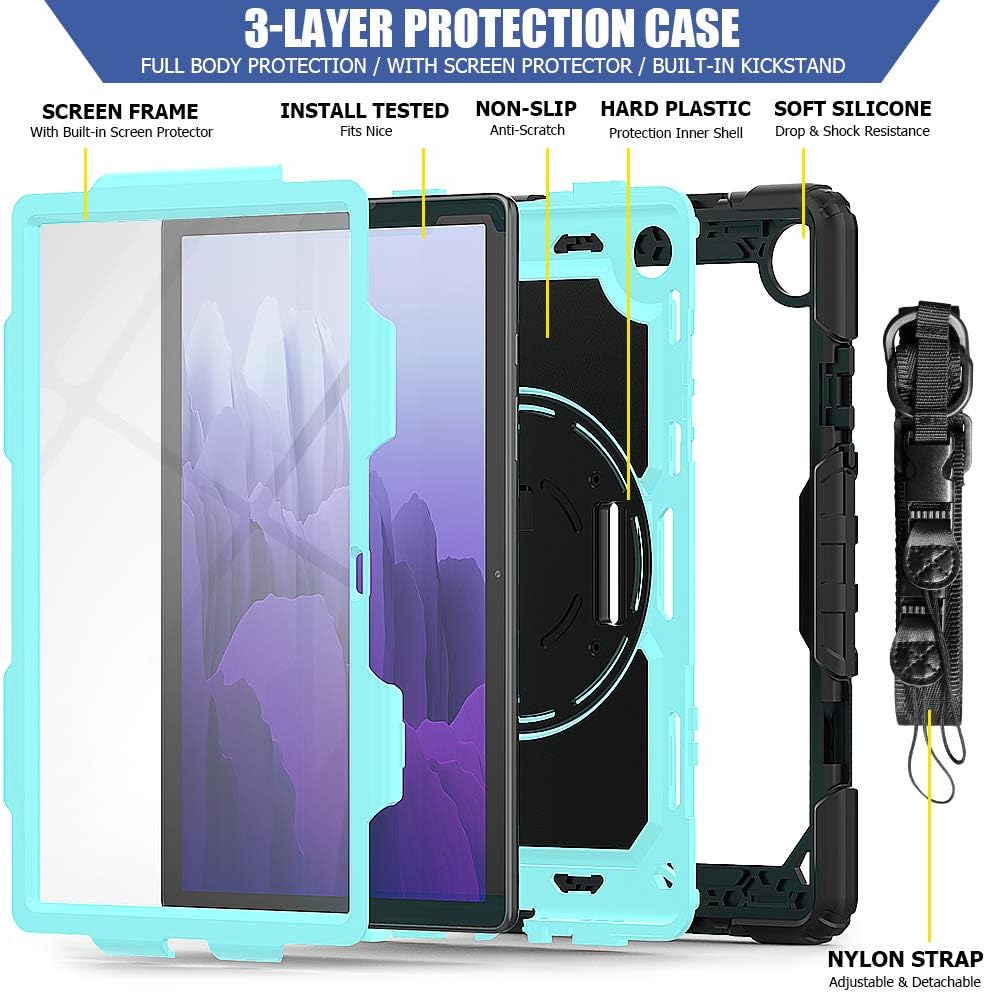 Promo Discount Up To 70% Off Samsung Galaxy Tab A7 10.4 Case with Screen Protector for Kids | SIBEITU Galaxy A7 Tablet Case with Handle | Rugged Protective Cover for Samsung Tab A7 SM-T500/T505/T507 Case for Children SkyBlue Review Samsung Galaxy Tab A7 10.4 Case with Screen Protector for Kids | SIBEITU Galaxy A7 Tablet Case with Handle | Rugged Protective Cover for Samsung Tab A7 SM-T500/T505/T507 Case for Children SkyBlue