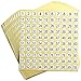dealzEpic - Number Stickers - 1 to 100 Round Self Adhesive Stickers | Inventory/Storage Organizing Stickers - Set of 15 Sheets