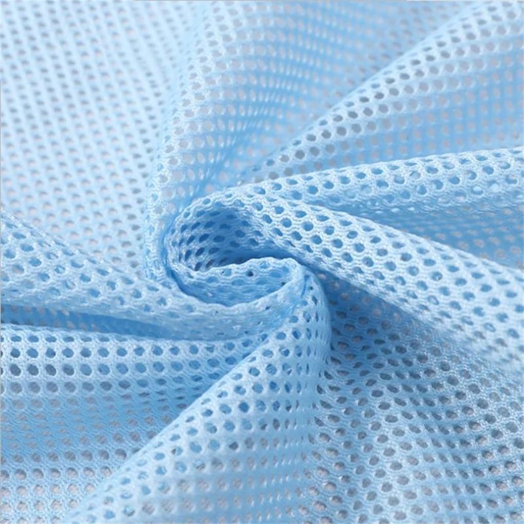 Tejido de malla elástica, Tela de malla Multicolor, 100cm x 150cm for silla, bolso, sombrilla, artesanías, pesca, costura, transpirable(Red)