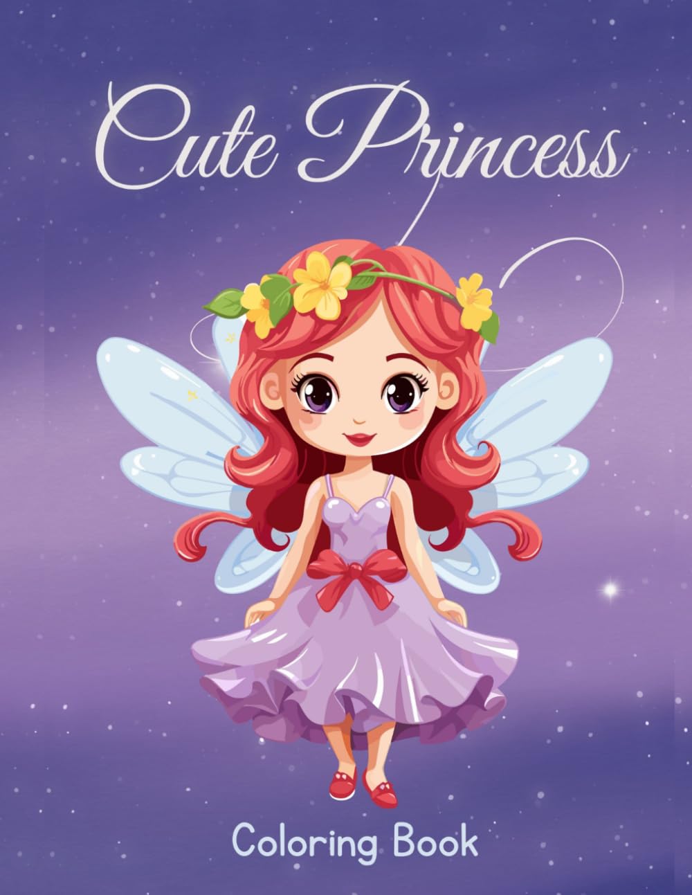 Cute Princess Coloring Worksheet: 50 Enchanting Castle and Fairy Tale Pages for Little Princesses