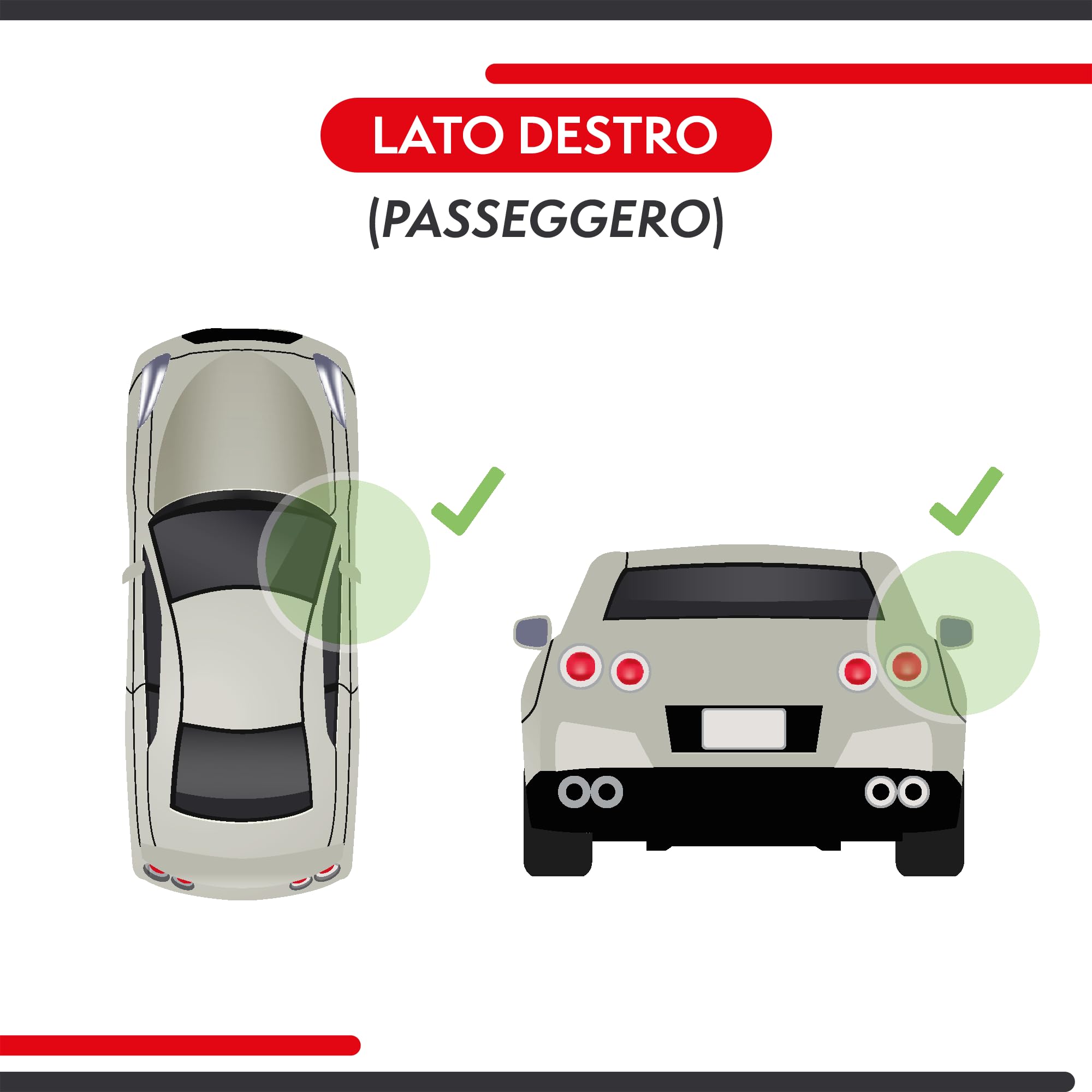 Specchietto Retrovisore Destro per Peugeot 2008 e 208, Dx termico, Con Freccia
