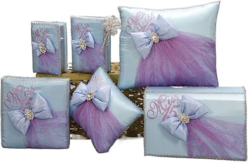 A&C Quinceañeras and More Accessories Quince Set Sweet Sixteen Accessories Quinceanera Gift Idea Quinceanera Decorations SEt 198 (Half Set)