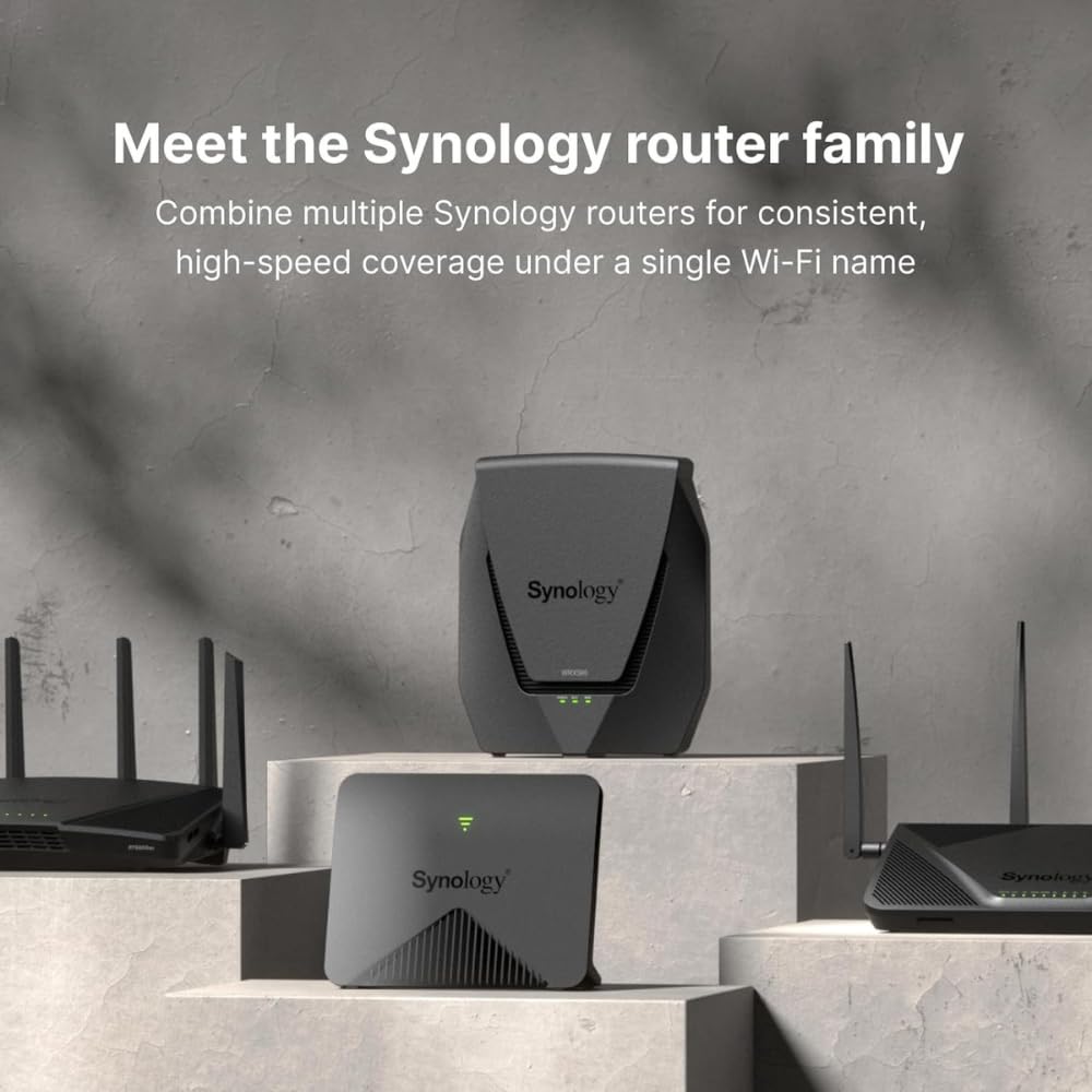 Synology MR2200ac Wireless Mesh Router,Black