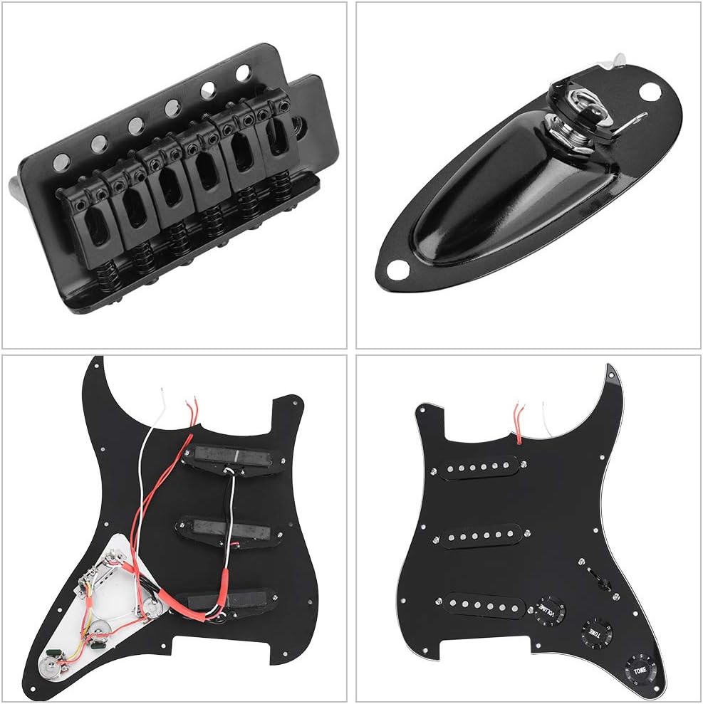 Delicate Electric Guitar Kit, Durable DIY Guitar Kit, for ST Style Guitars