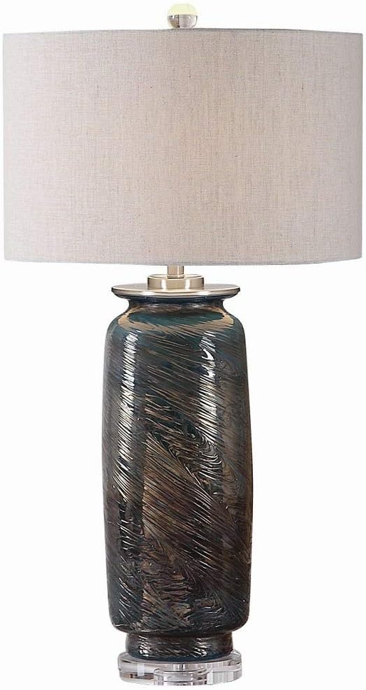Uttermost Blue Waters Ombre Light Blue Ceramic Table Lamp