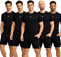 Kit 5 Camisetas Masculinas Dry Fit com Proteção Solar UV Térmica para Academia Treino Caminhada Esporte Praia