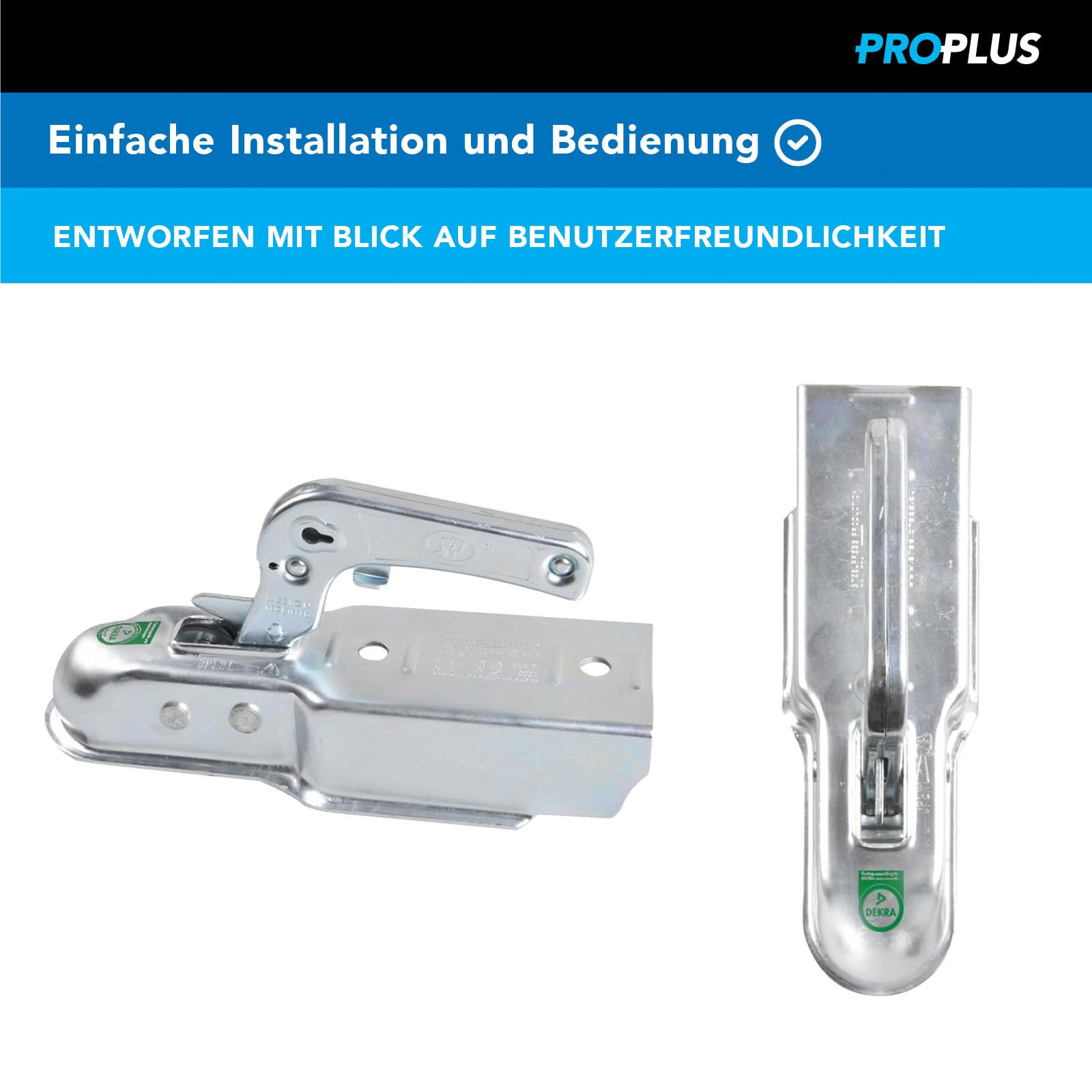 ZUGMAUL ANHÃ„NGER 70 MM ECKIG 341005 UNIVERSAL PKW 750 KG KUPPLUNGSMAUL AHK NEU