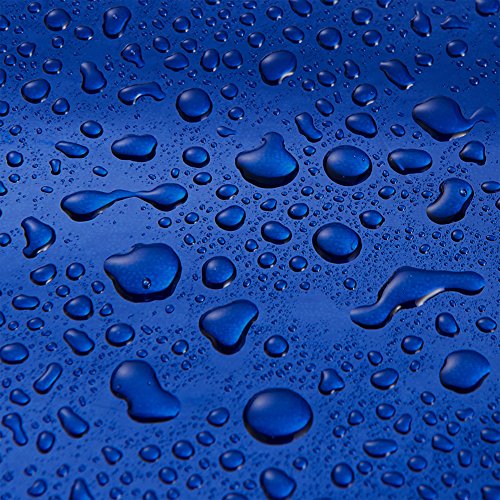 Atmomo Blue Chrome Mirror Car Wrap Vinyl Film Glossy Self Adhesive Car Body Vinyl Air Release Film 59.84'' X 11.81'' #TOP6