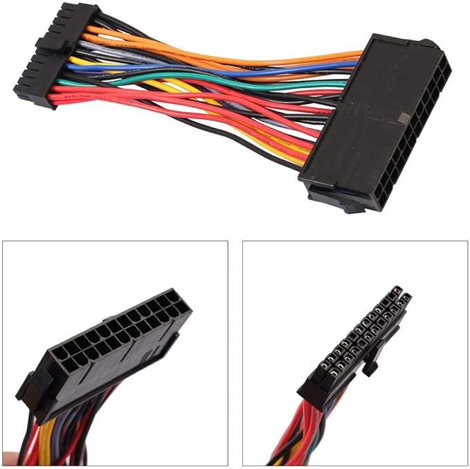 Amazon Volflashy Atx Psu スタンダード 24pin メス ミニ 24p オス 内部 電源 アダプタ 変換 ケーブル ワイヤー Dell 780 980 760 960 Pc 用 Volflashy 電源ユニット 通販